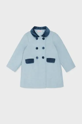 Dusty Blue Arrietta Girl Coat