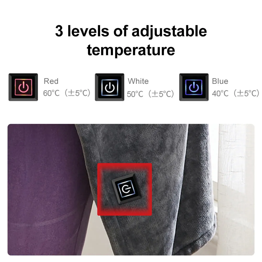 Electric Heated Wearable Blanket