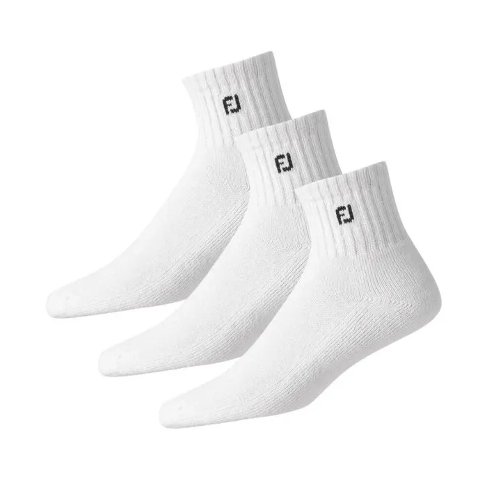 FootJoy ComfortSof Men's Quarter Socks (Pack of 3 pr)