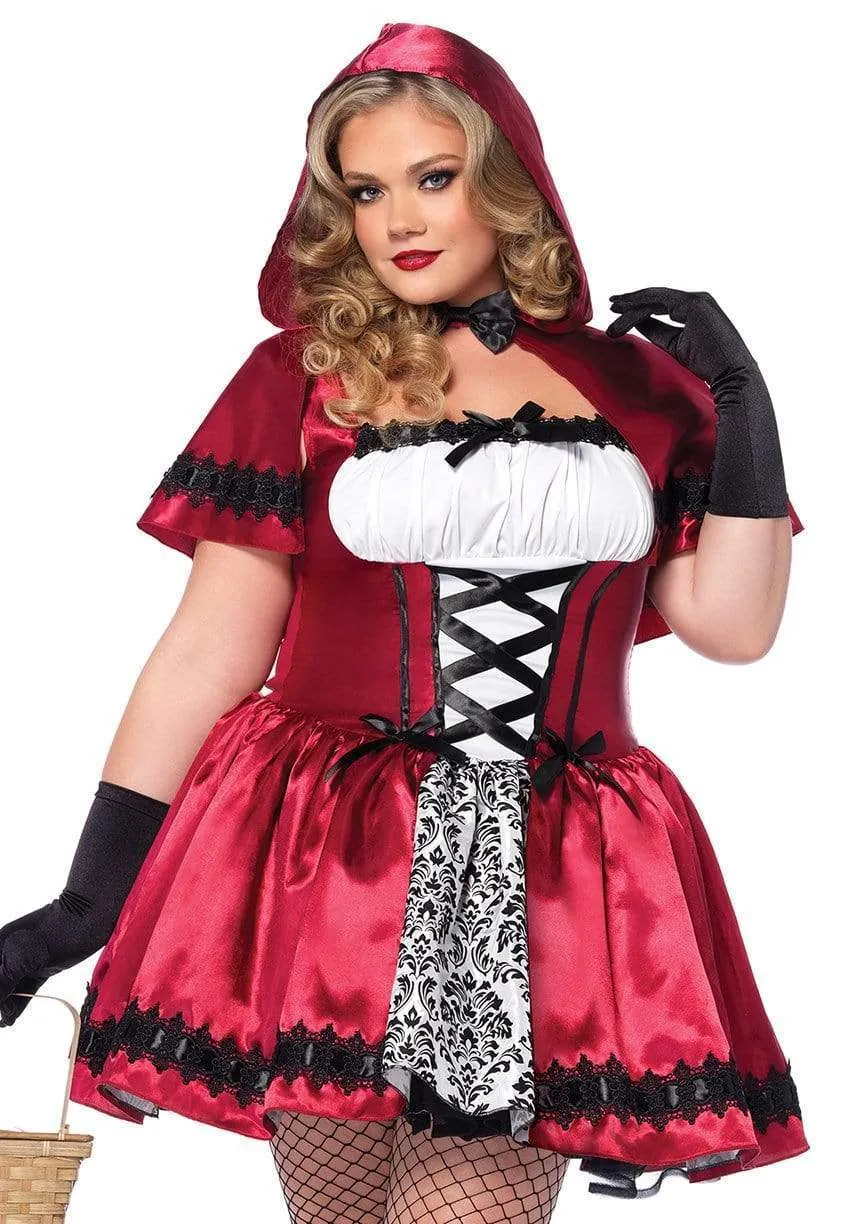 Gothic Red Riding Hood Plus Size