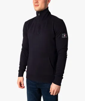 Half Zip Through Sweatshirt