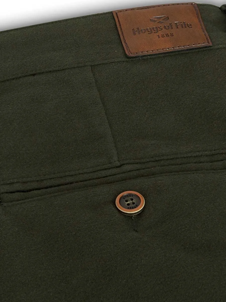 HOGGS OF FIFE Monarch II Moleskin Trousers - Mens - Dark Olive