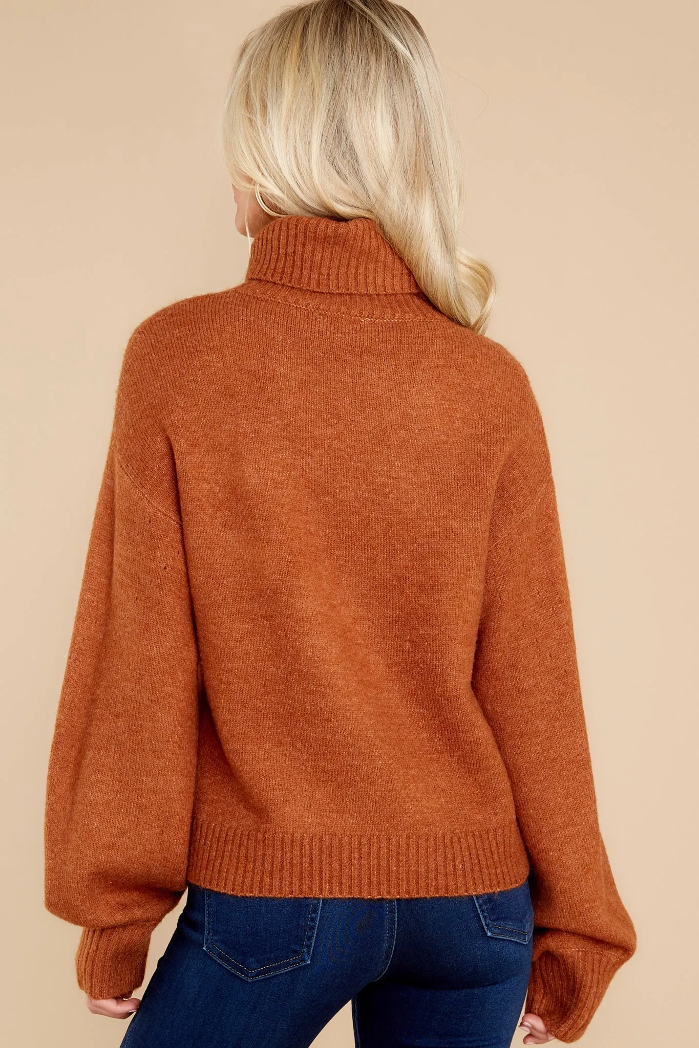 In The Woods Caramel Sweater