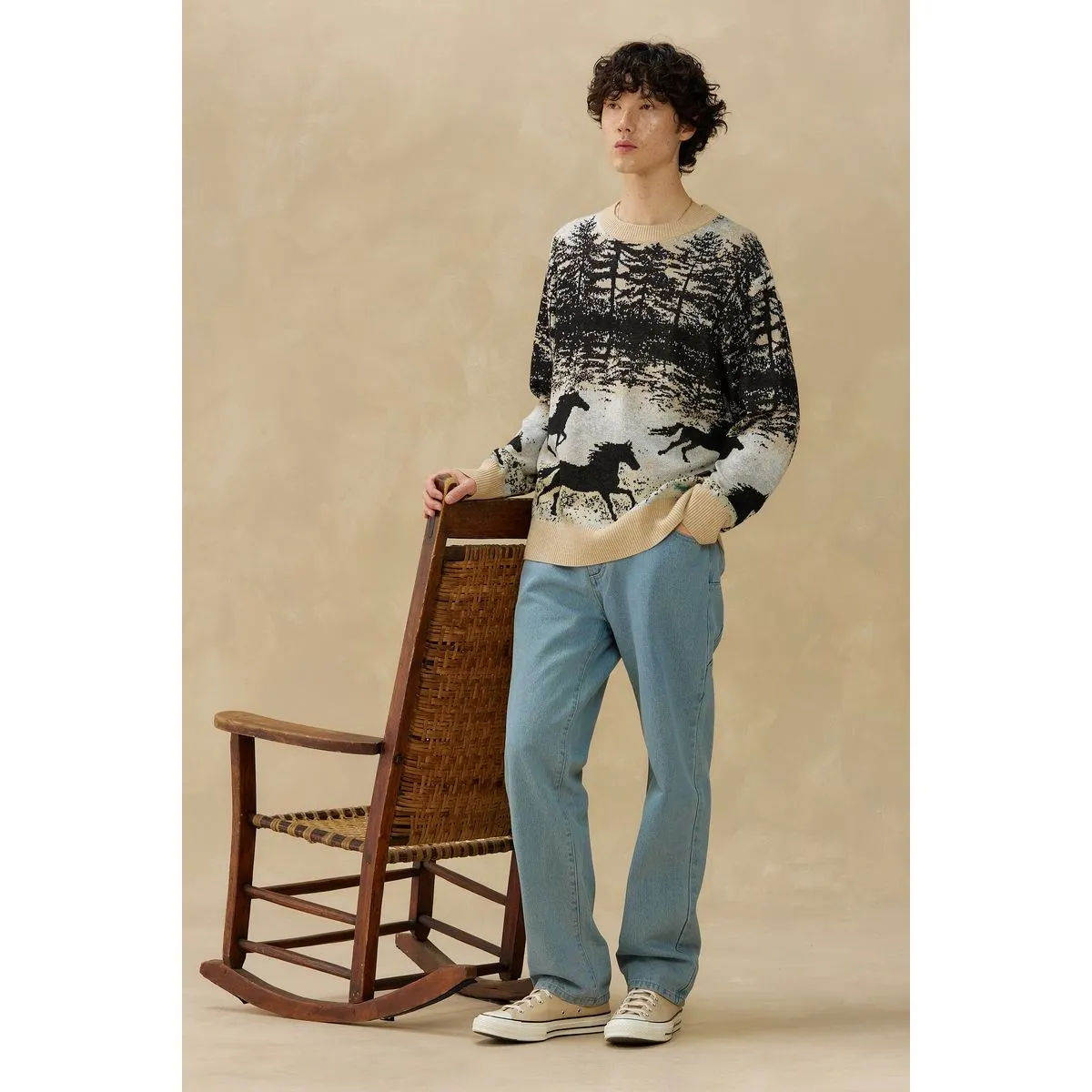 Kuwalla Jacquard Knit Sweater