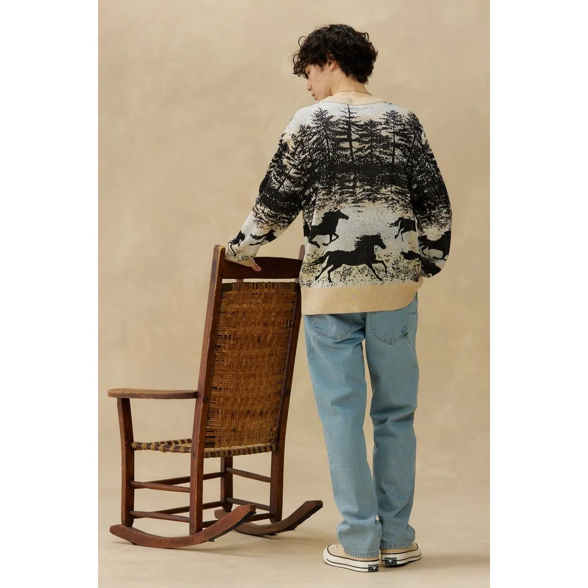 Kuwalla Jacquard Knit Sweater