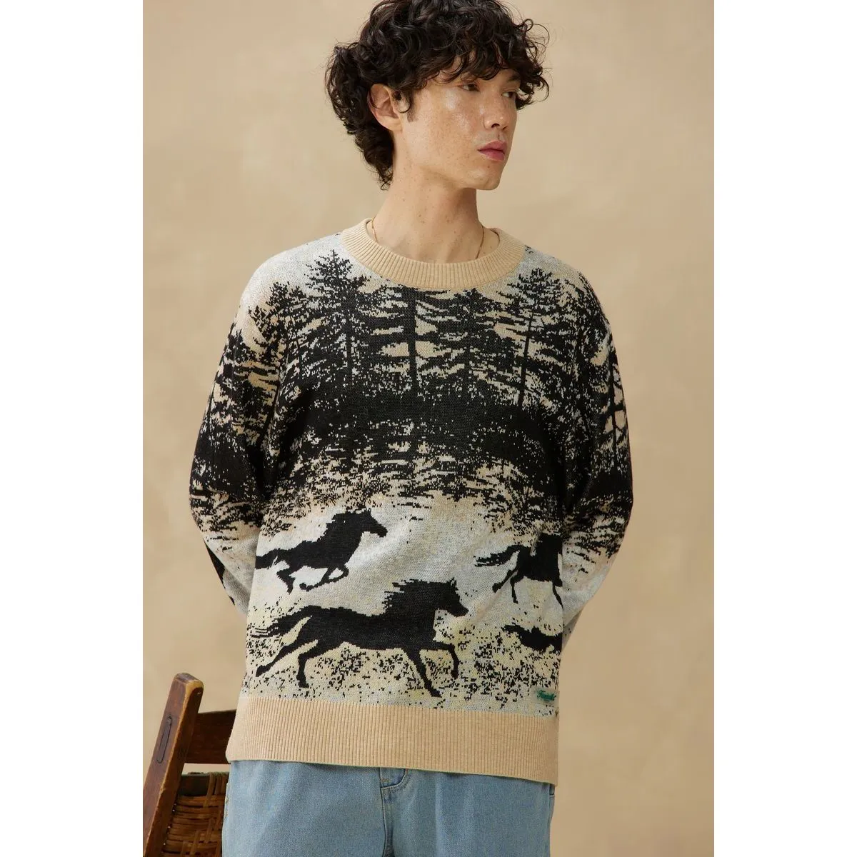 Kuwalla Jacquard Knit Sweater