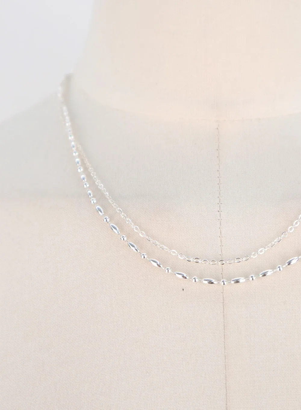 Layered Chain Necklace CS321