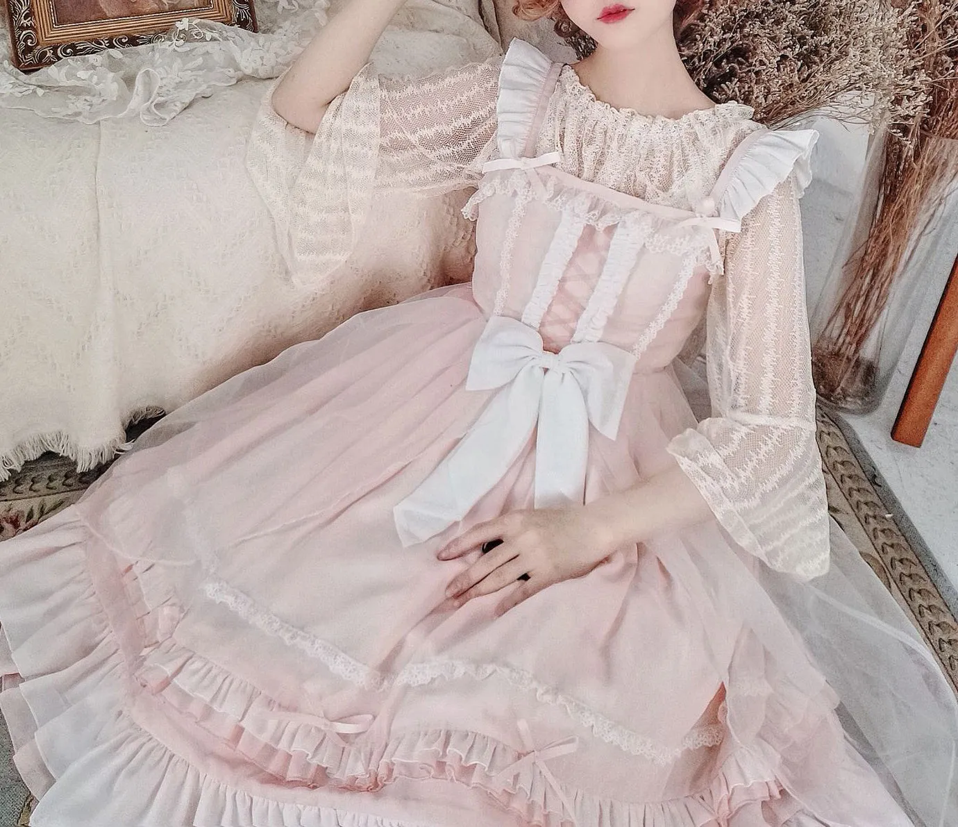 Lolita sweet camisole dress