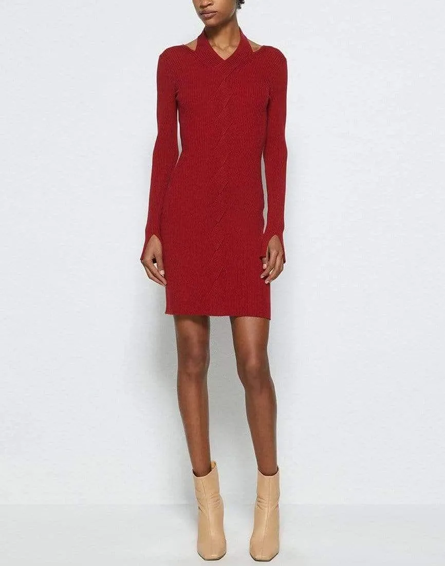 Long Sleeve Alejandra Twisted Cable Dress