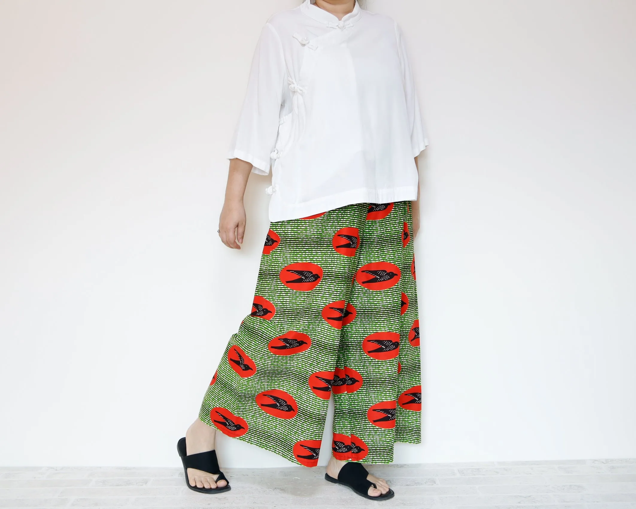 <P15-058>  AFRICAN PRINT Gaucho