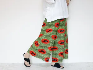 <P15-058>  AFRICAN PRINT Gaucho