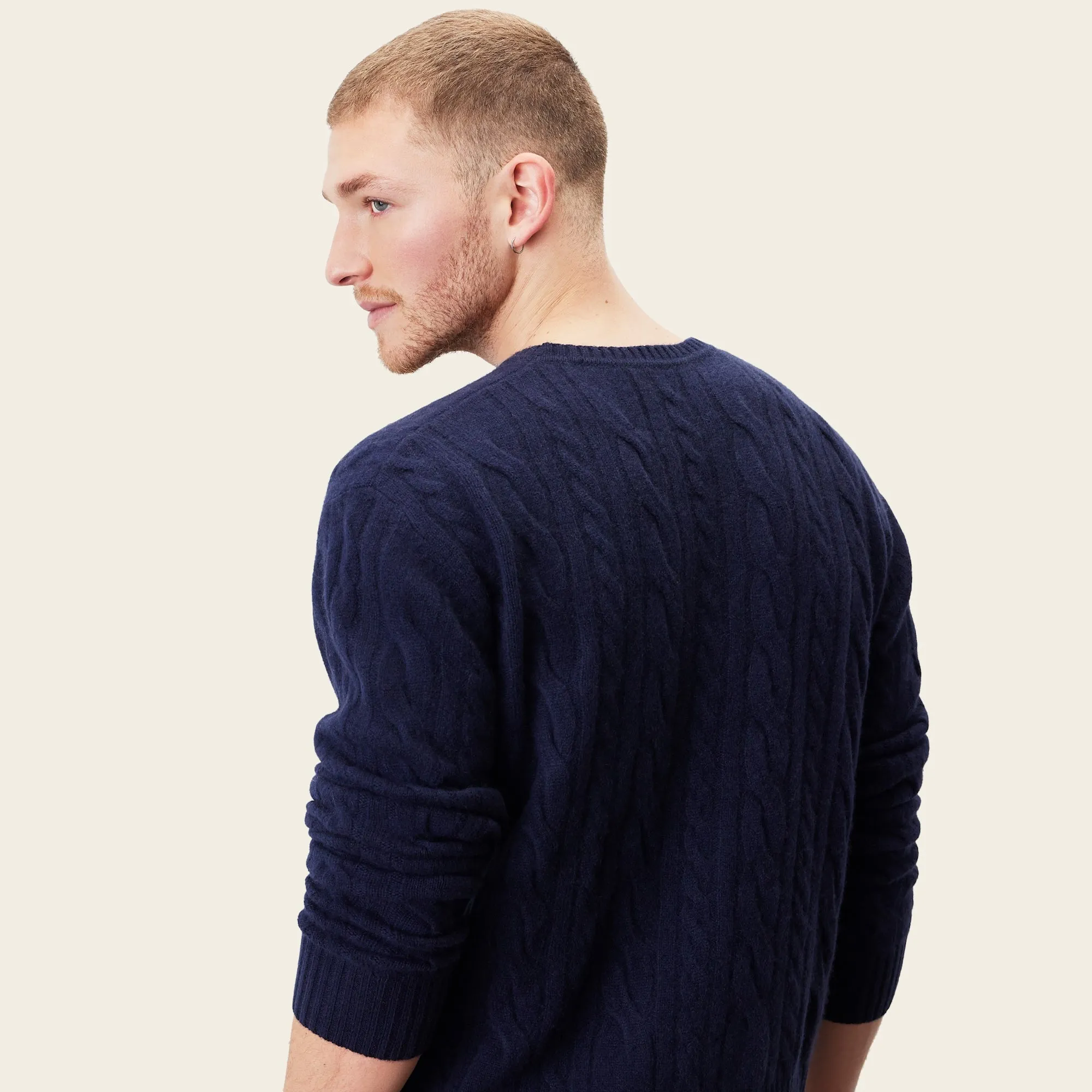 Luke Cashmere Cable Knit Sweater