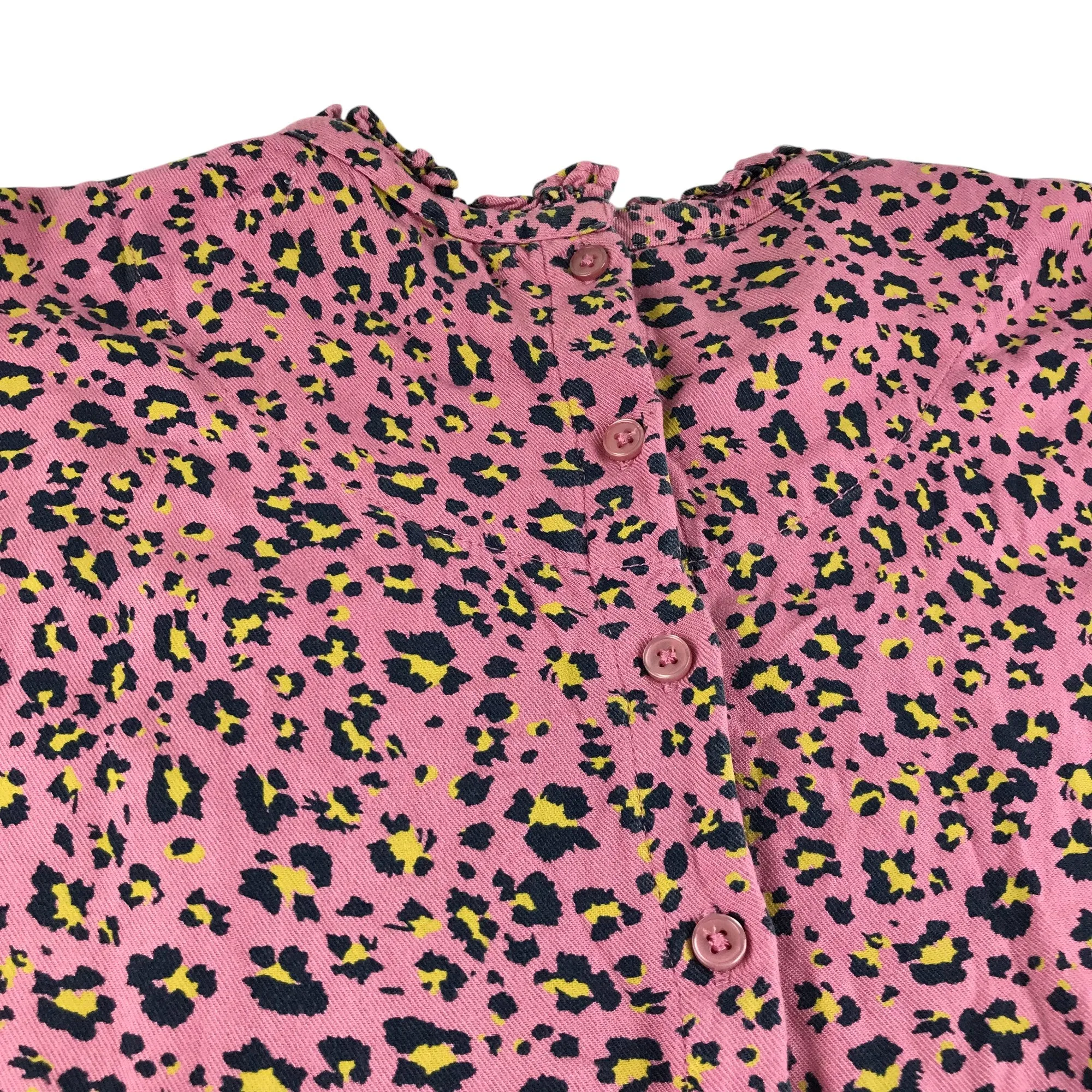 M&S Kids dress 13-14 years pink animal print