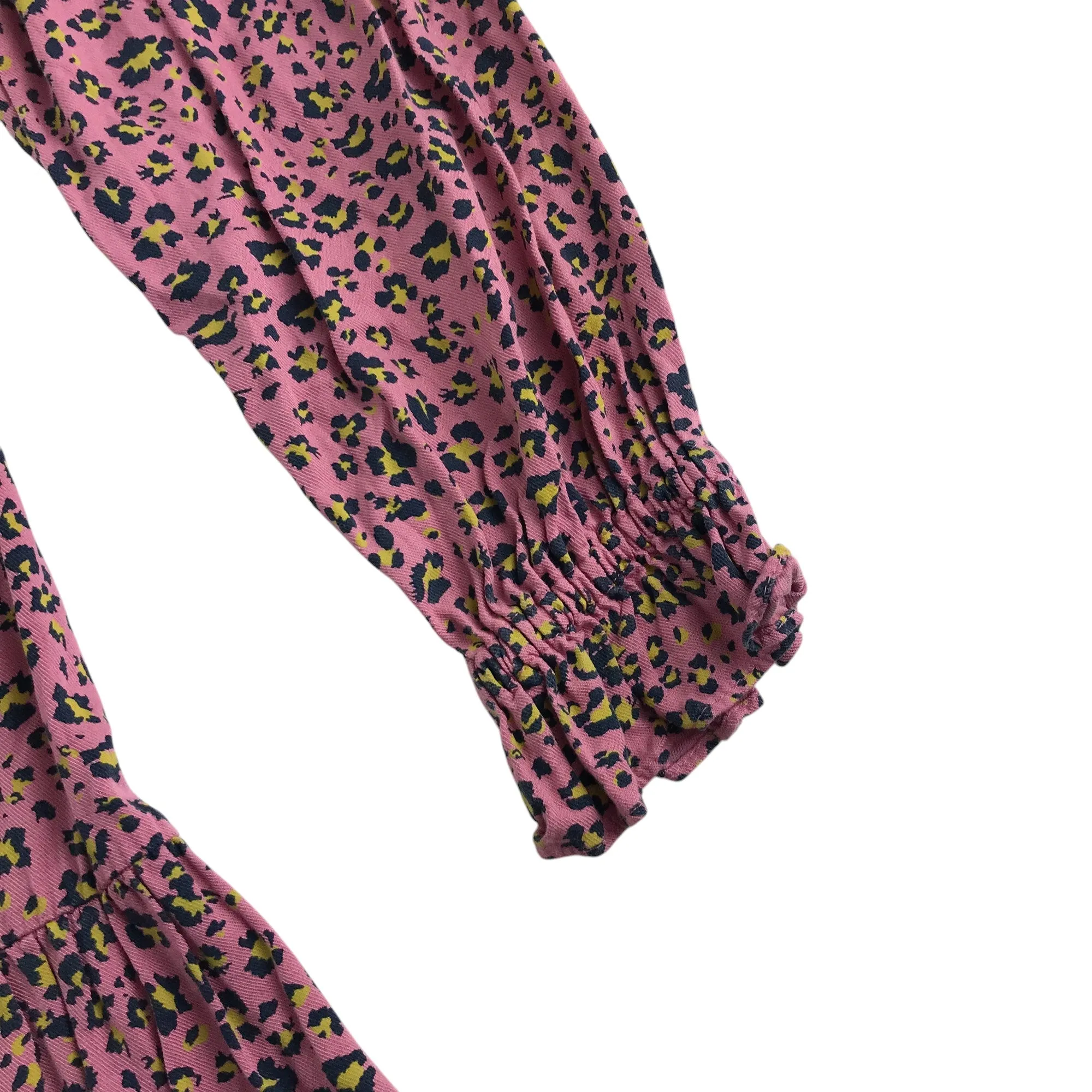 M&S Kids dress 13-14 years pink animal print