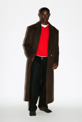 Manhattan Oversized Overcoat  |  Chocolate Brown