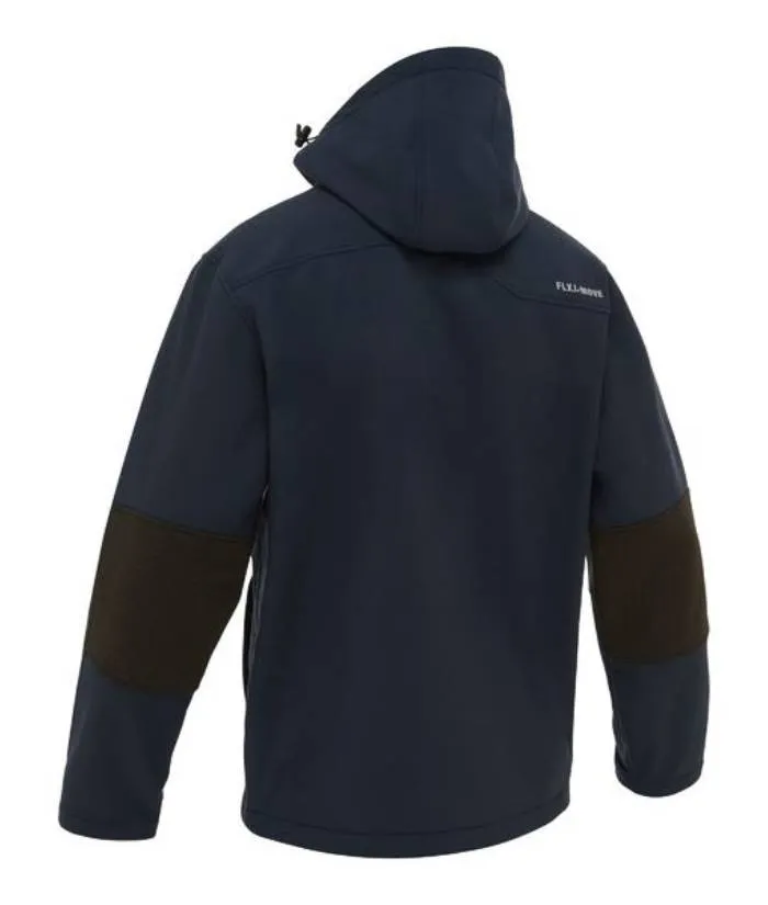 Mens Flex & Move, Hooded Soft Shell Jacket