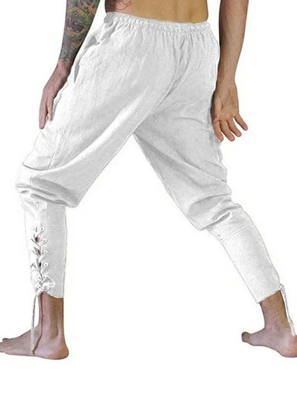 men's trousers ankle strap trousers cuffed trousers