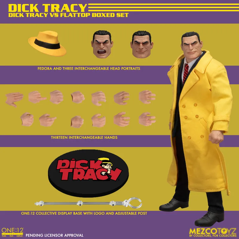 Mezco One 12 Dick Tracy vs Flattop Boxed Set Action Figure