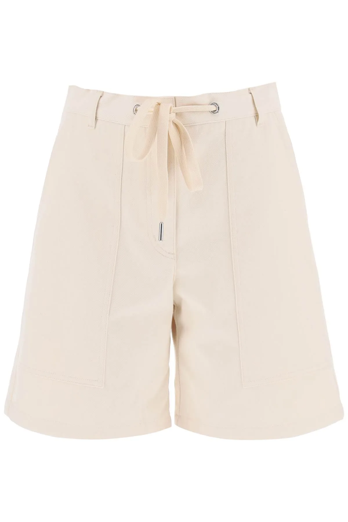 Moncler basic cotton drill shorts