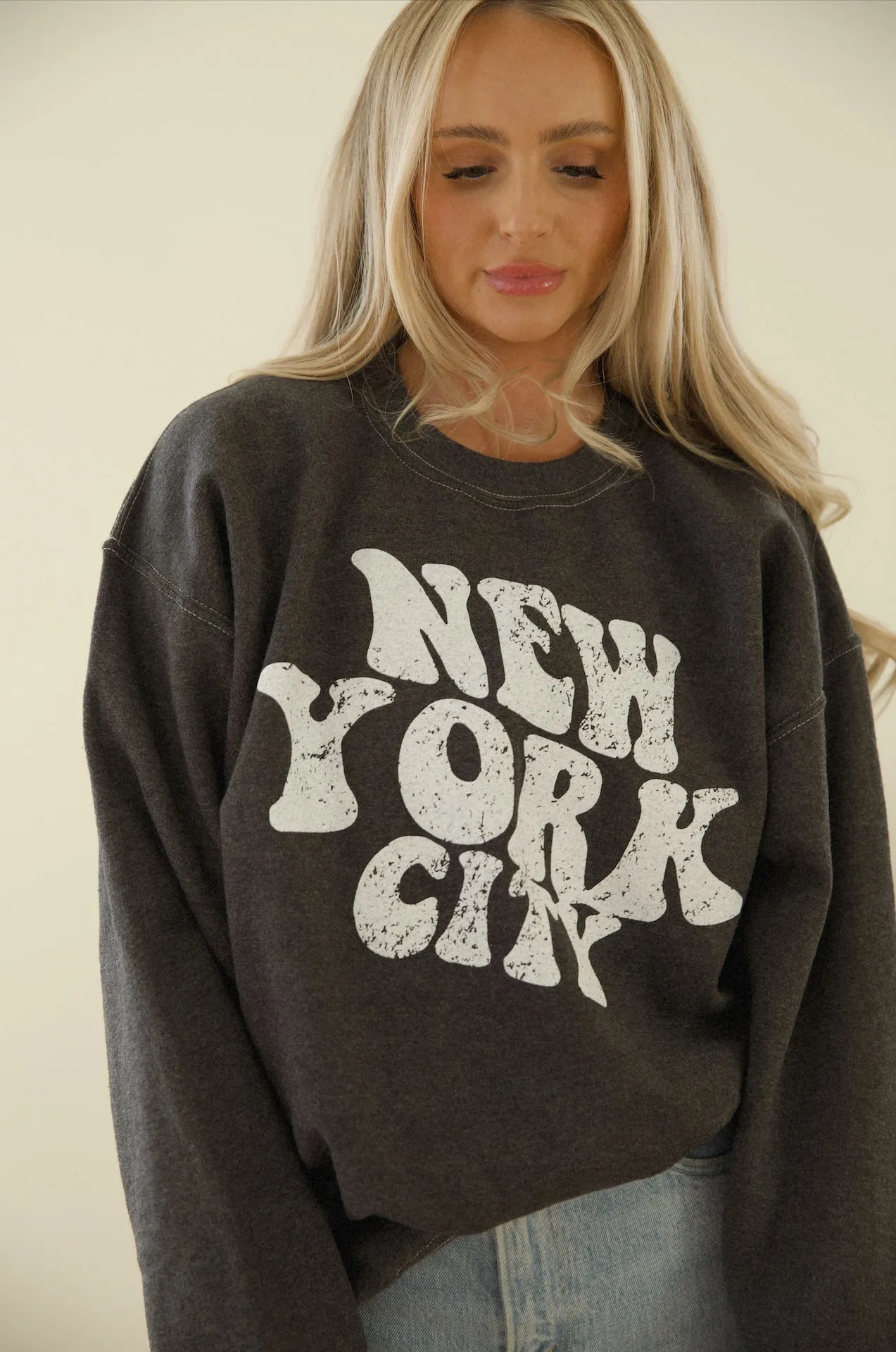 New York Fleece Crewneck Sweatshirt