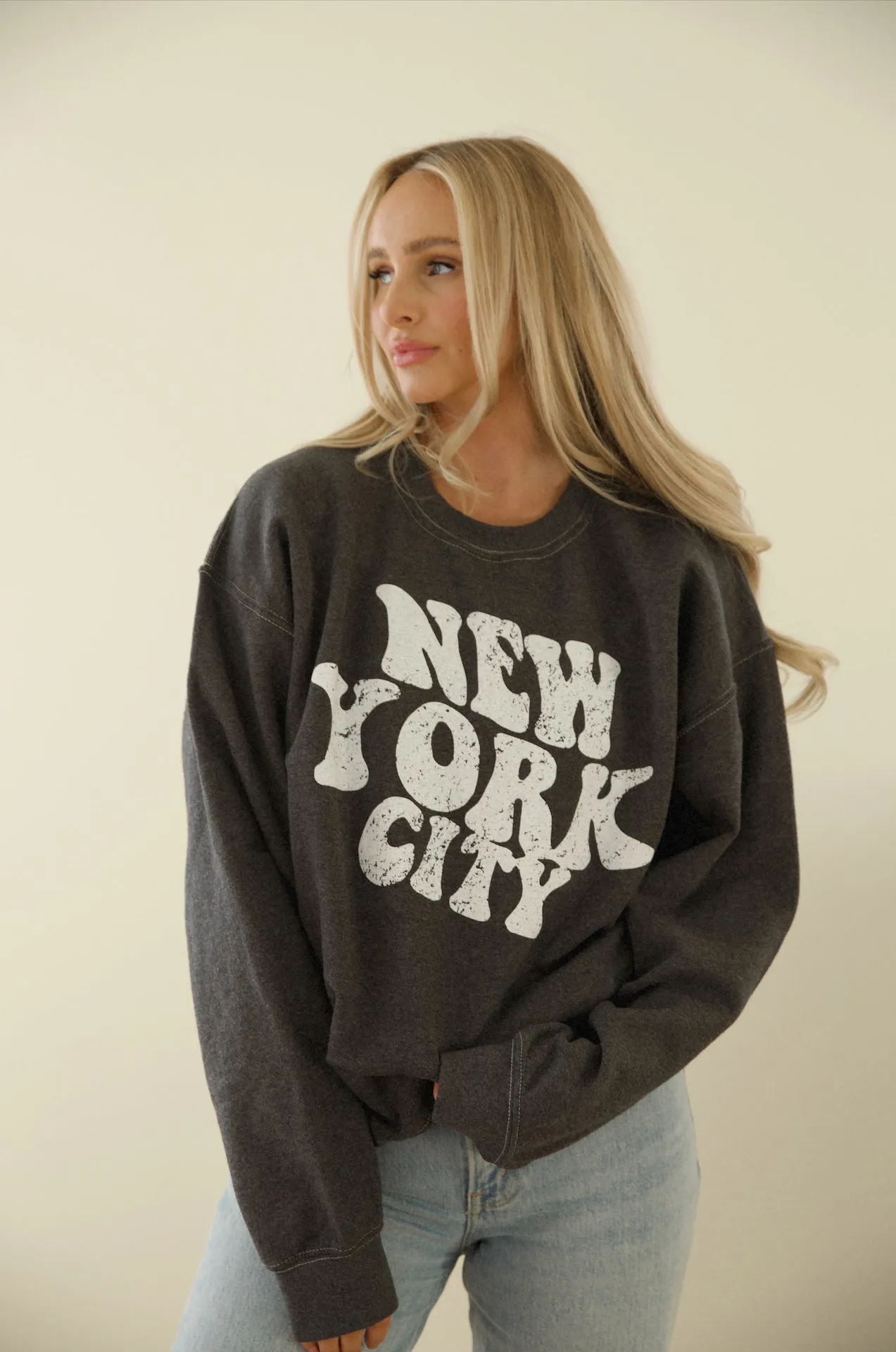 New York Fleece Crewneck Sweatshirt