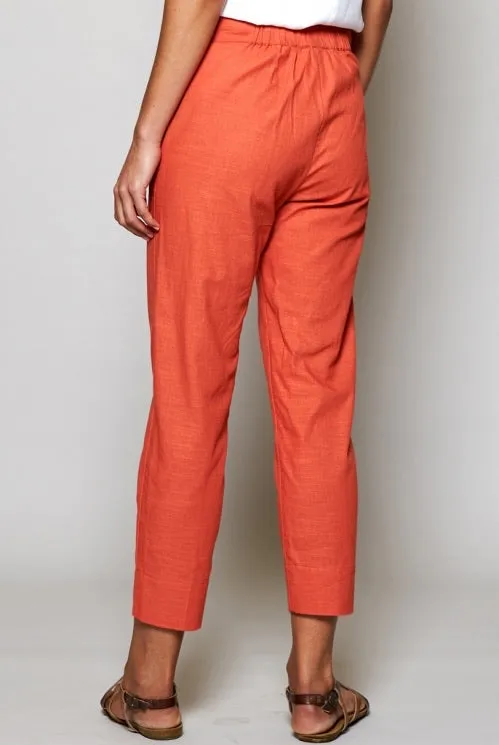 Nomads Slim Cropped Cotton Trousers