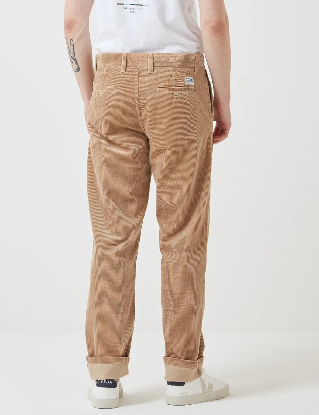 Norse Projects Aros Trousers (Corduroy) - Tan