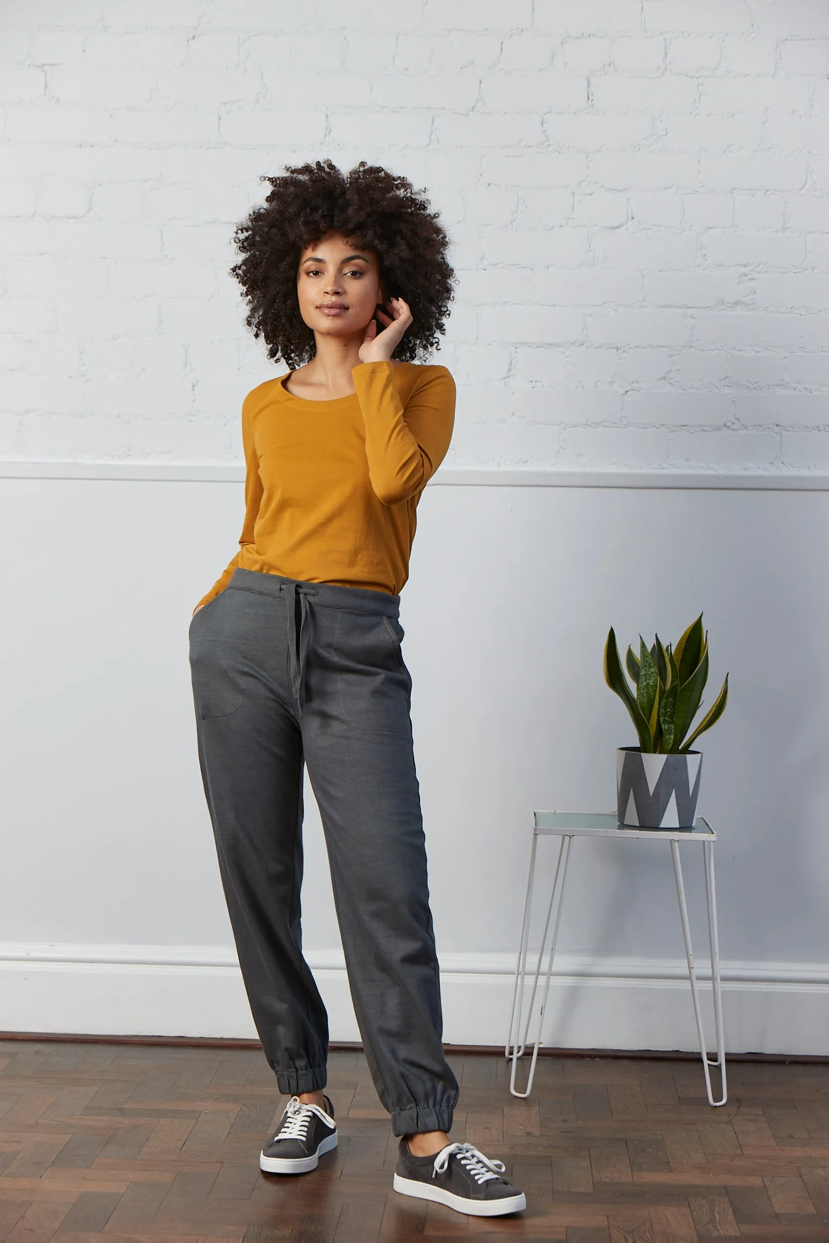 Organic Cotton Jersey Lounge Trousers GOTS