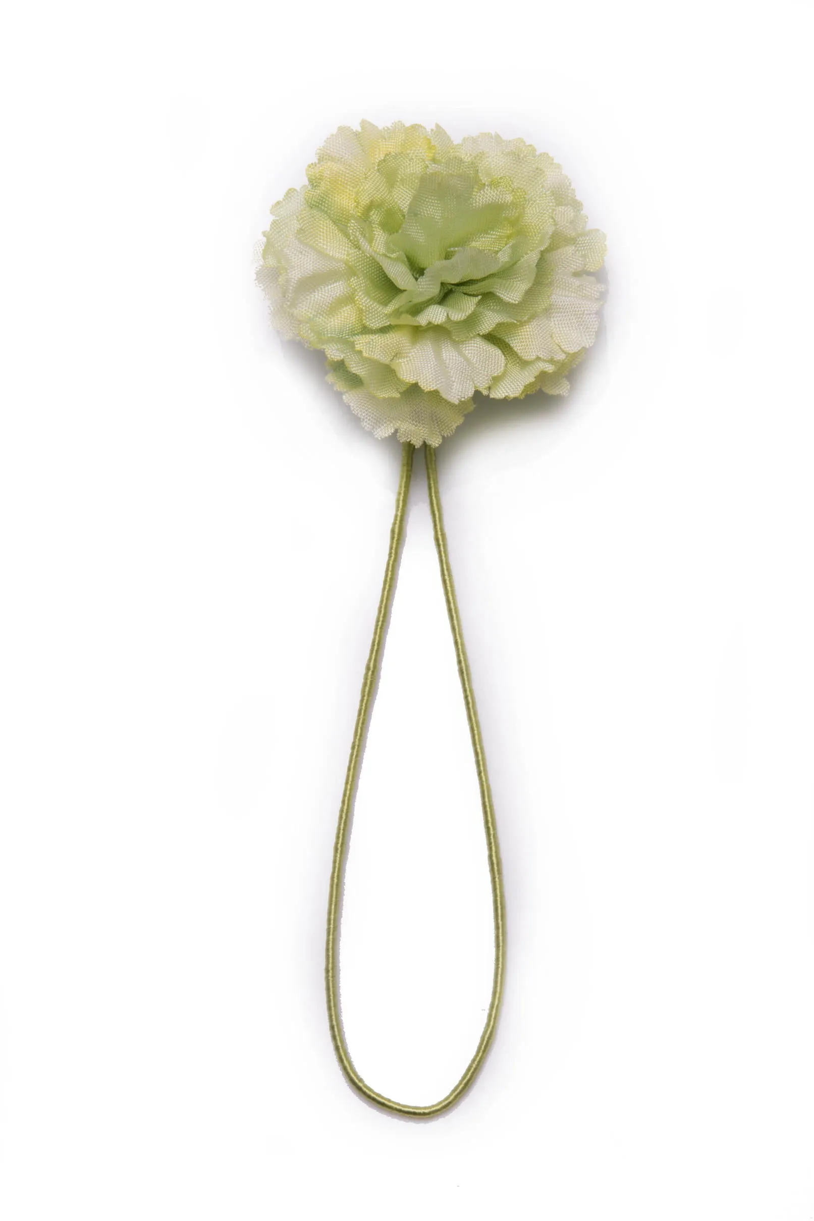 Oscar Wilde Pale Green Mini Carnation Boutonnière Flower