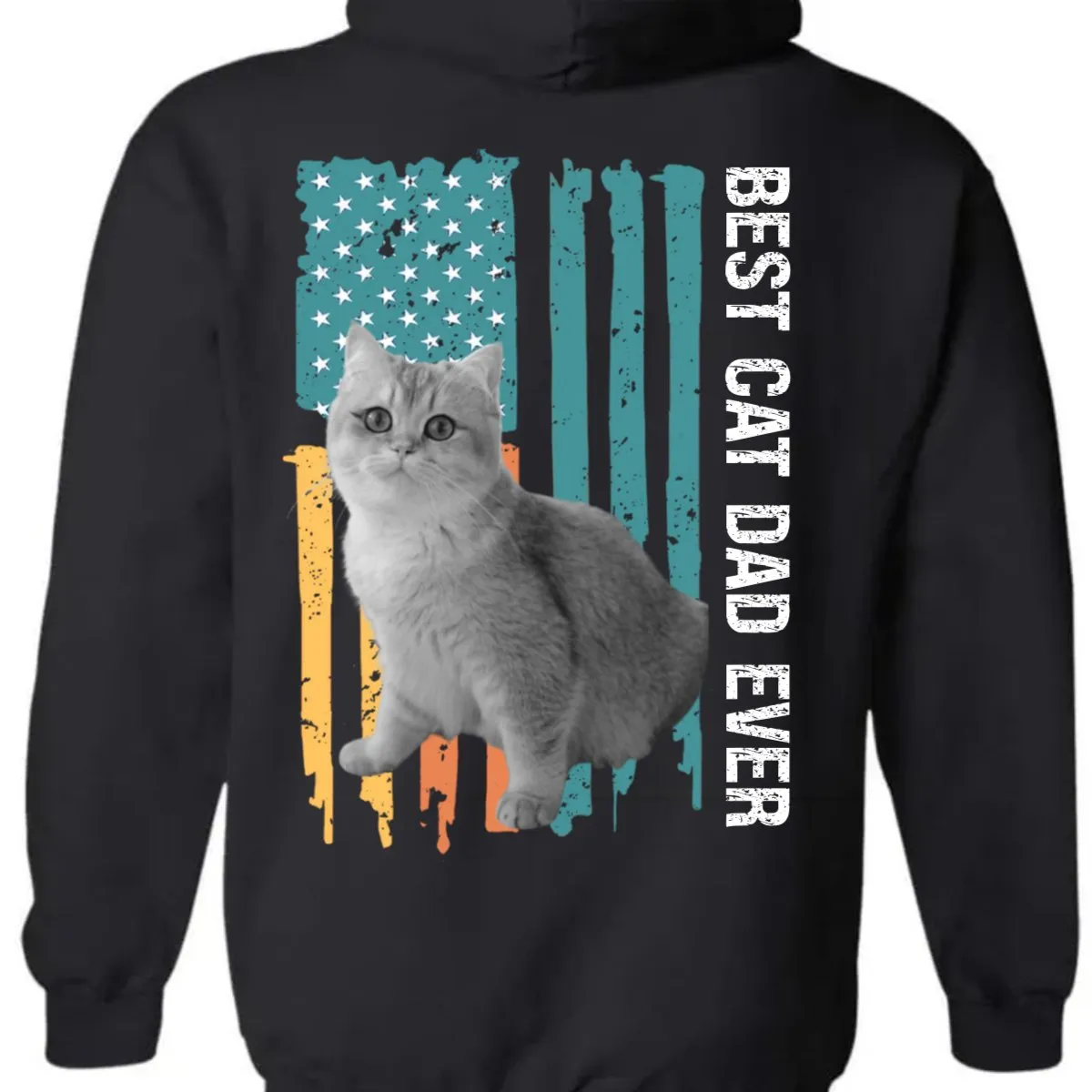 Pet Lovers - Custom Your Pets American Flag - Personalized Unisex T-shirt, Hoodie