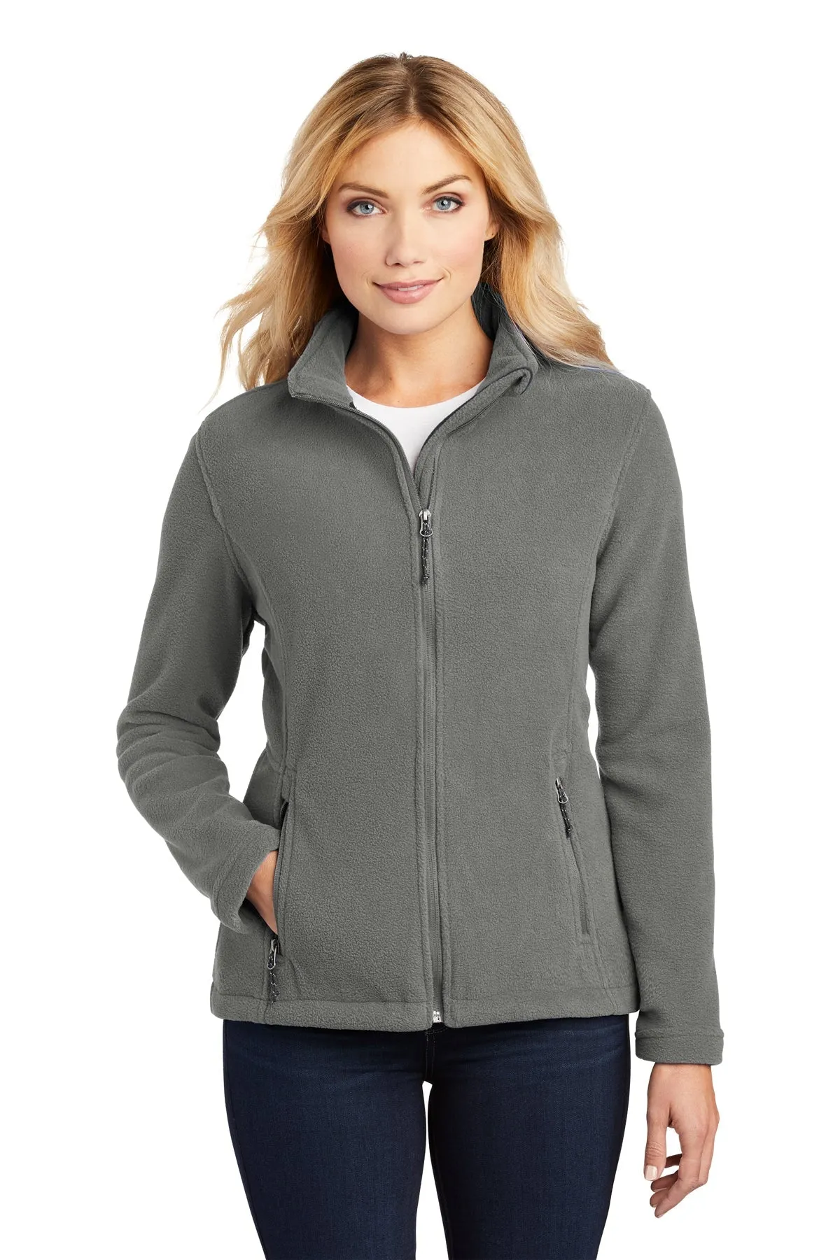 Port Authority Ladies Value Fleece Customized Jackets, Deep Smoke