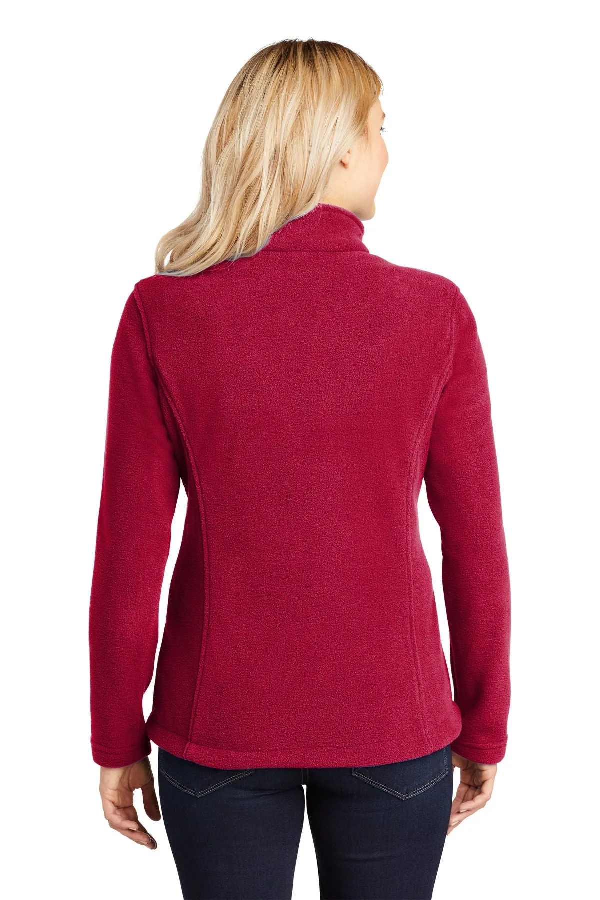 Port Authority Ladies Value Fleece Customized Jackets, True Red