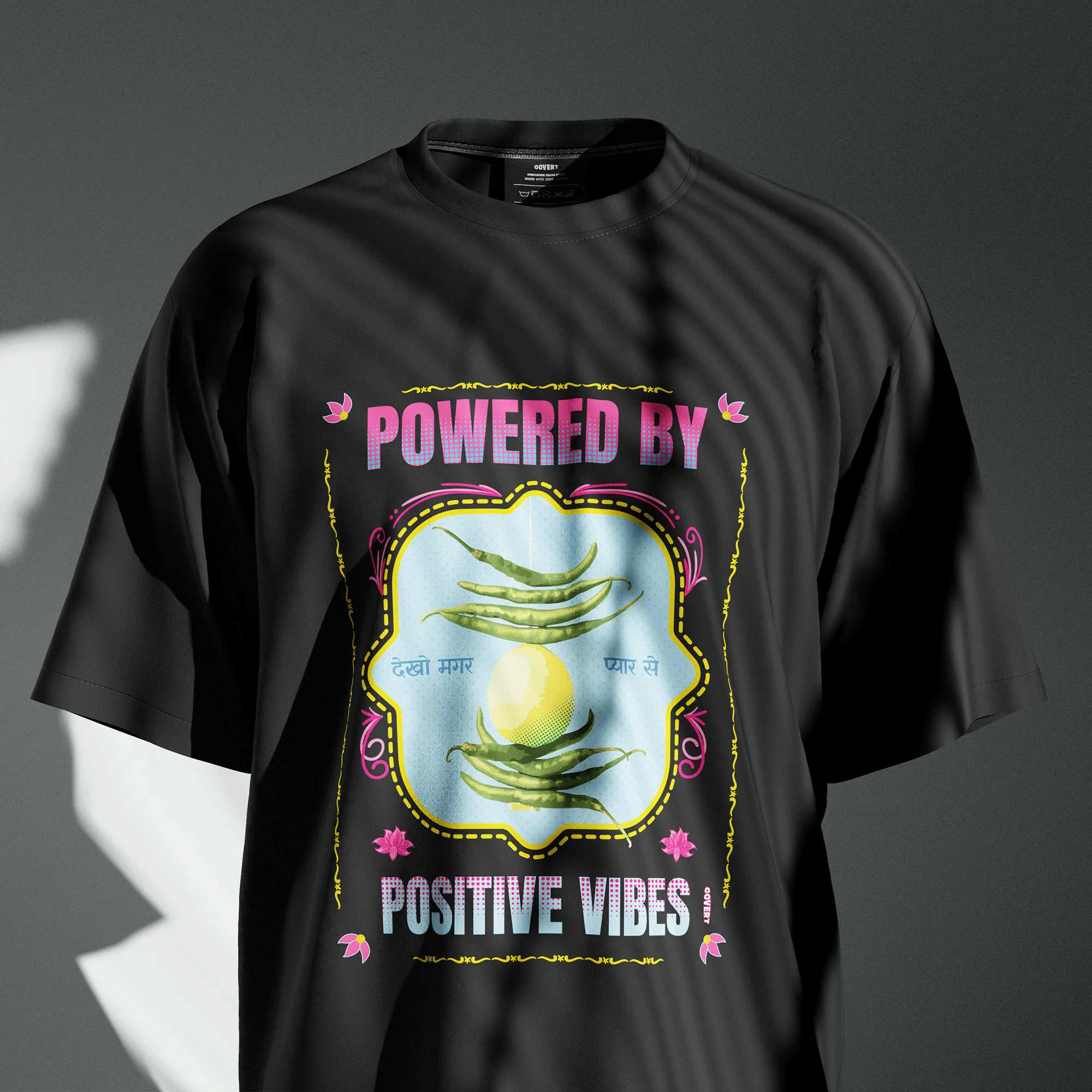 Powered by Positive Vibes Oversized T-shirt