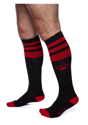 Prowler Red Football Sock