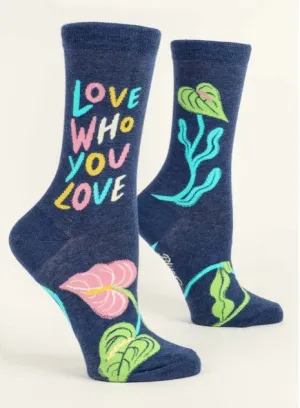 "Blue Q" Women's Socks - Love Who You Love