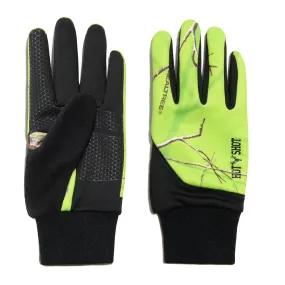 "Eagle" Stretch Fleece Glove - Realtree® Exclusives - Lime