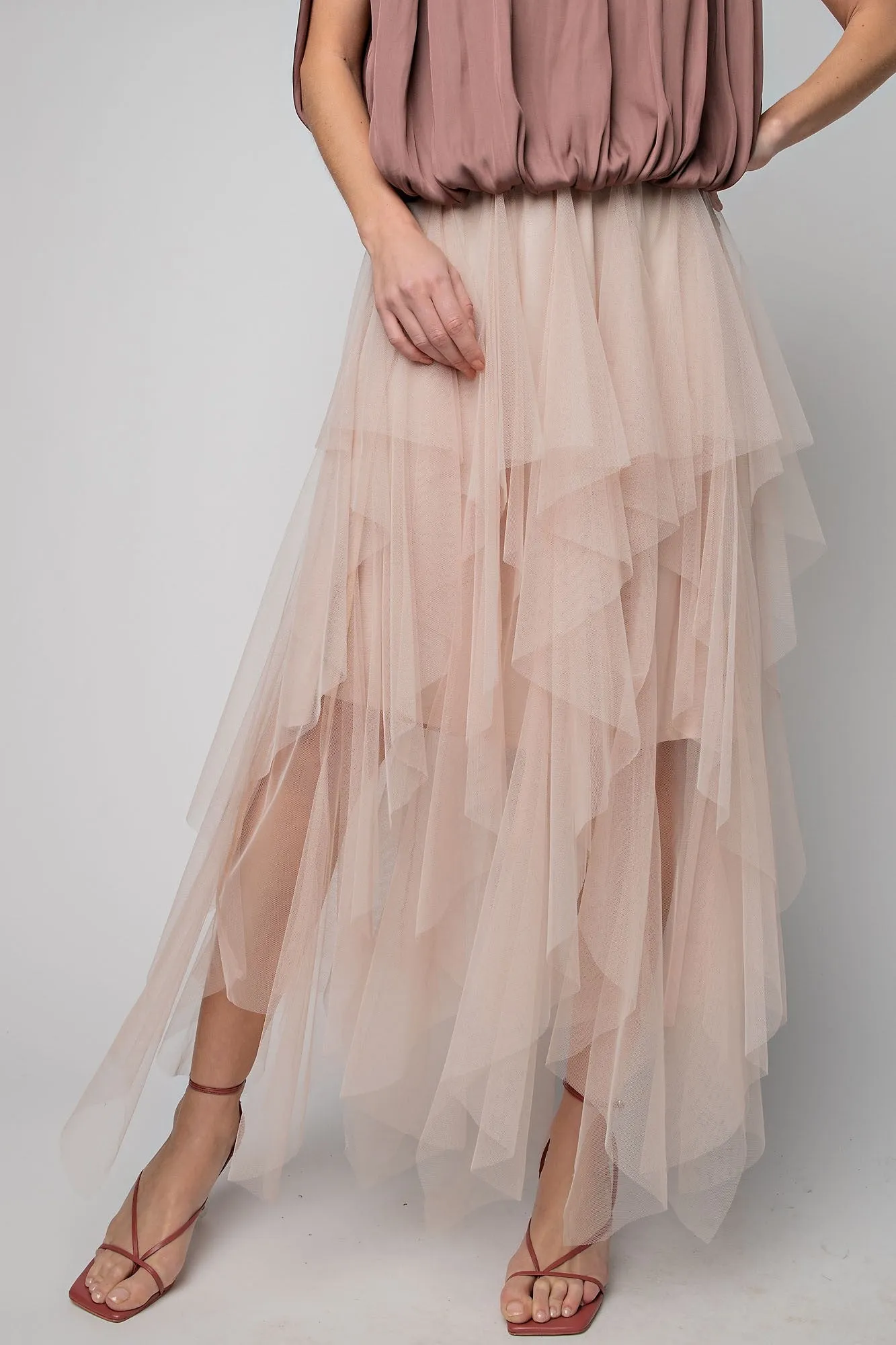 Rae Ann (Tulle layered maxi ballerina skirt)