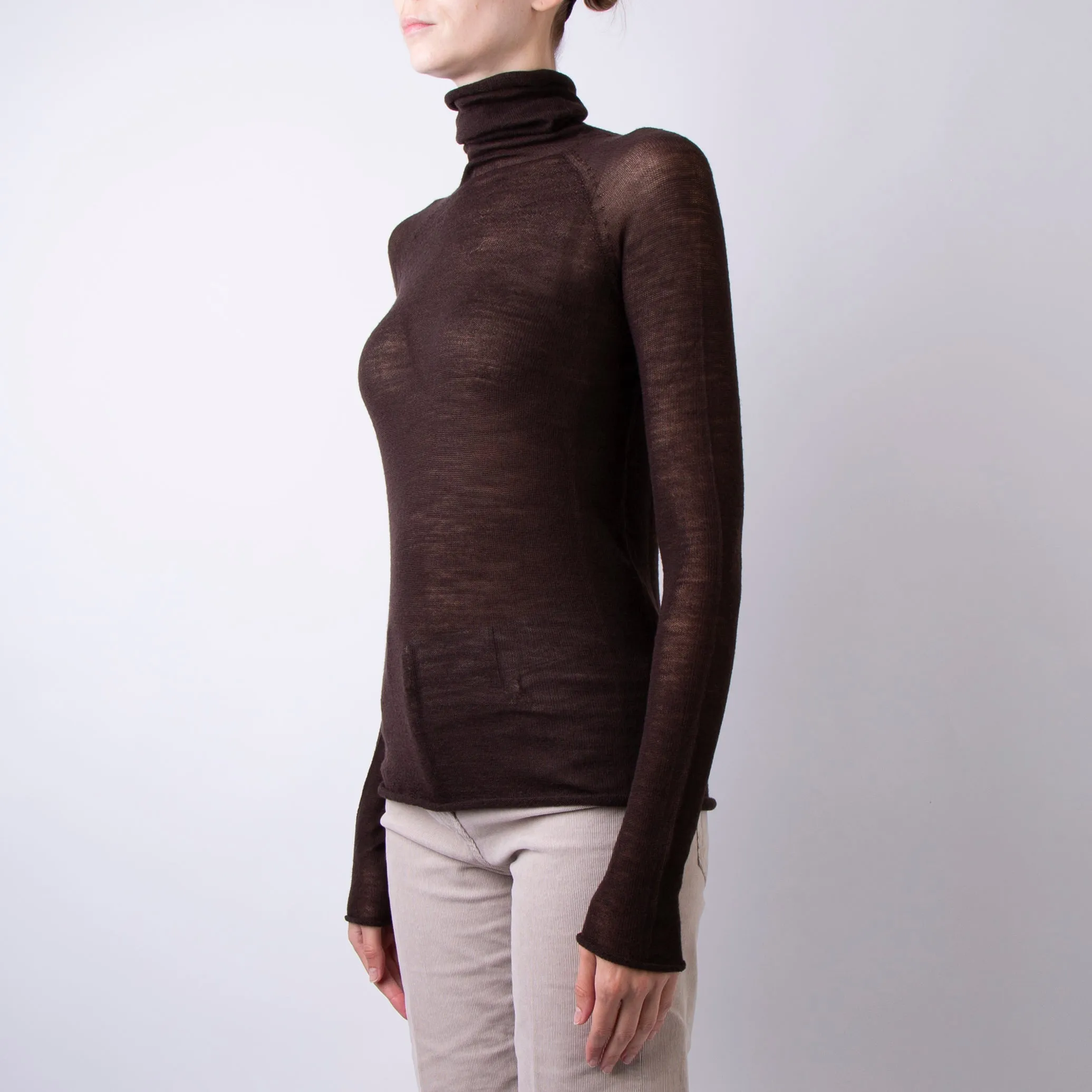 ROBERTO COLLINA SWEATER A03603 08 BROWN