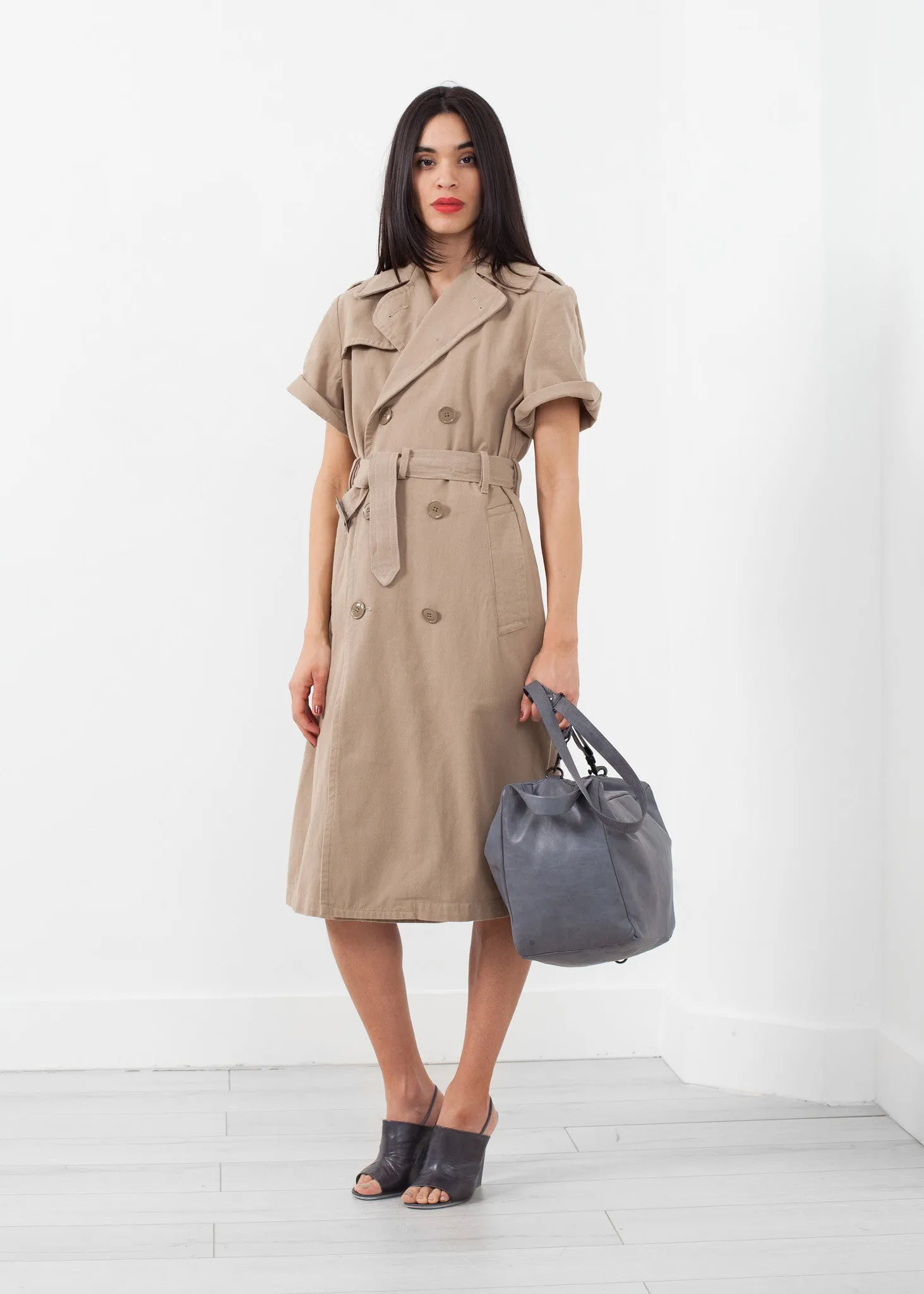 Rolled Sleeve Trenchcoat