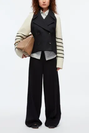 Sailor Stripe Knitted Combo Peacoat