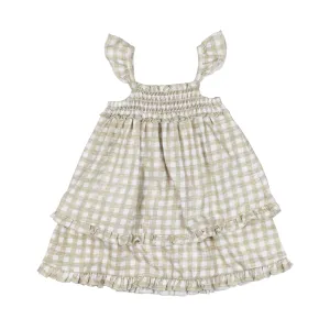 Slub Jersey Smocked Summer Dress