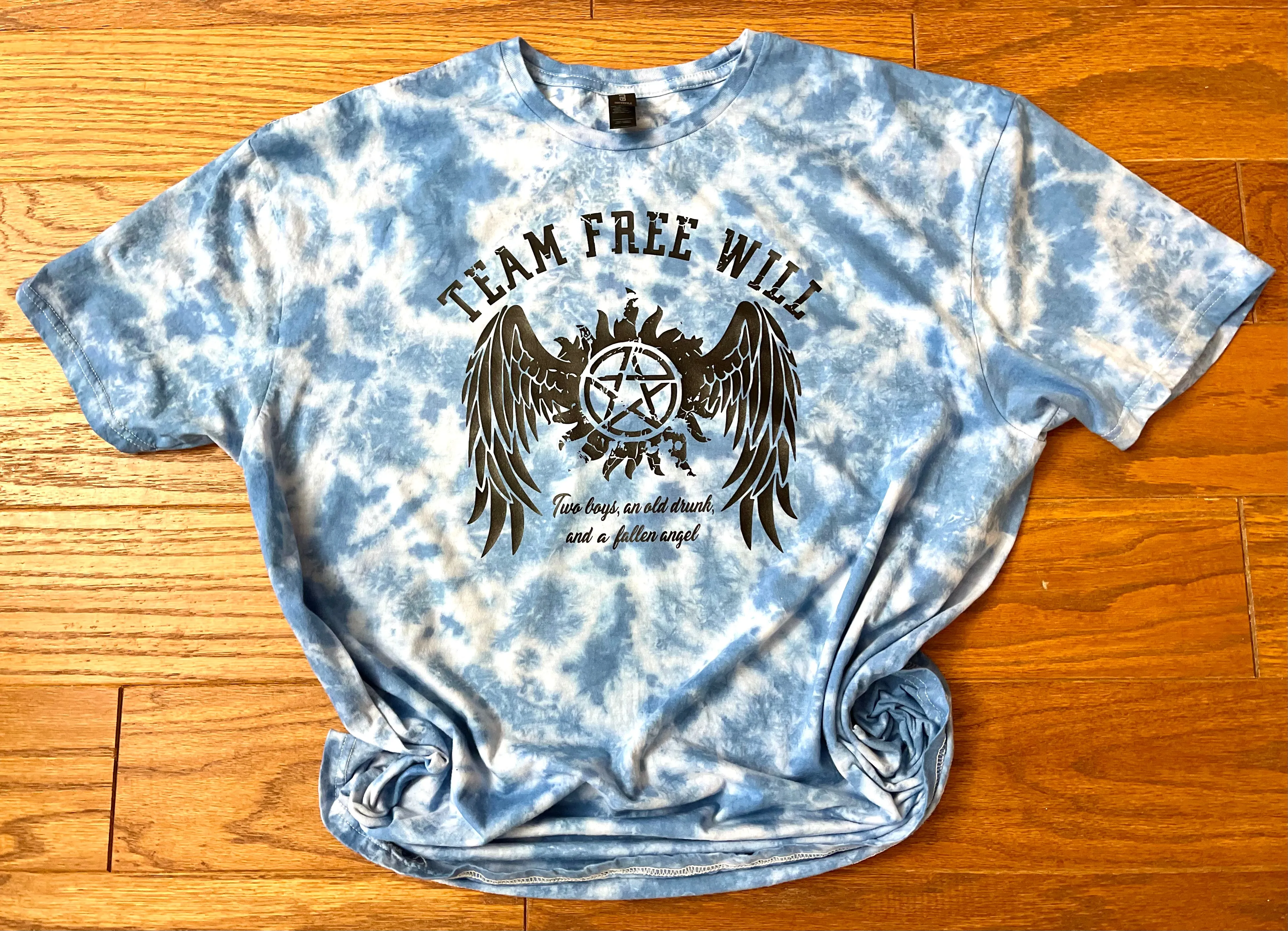 SPN Tie Dye Royal Blue Shirt