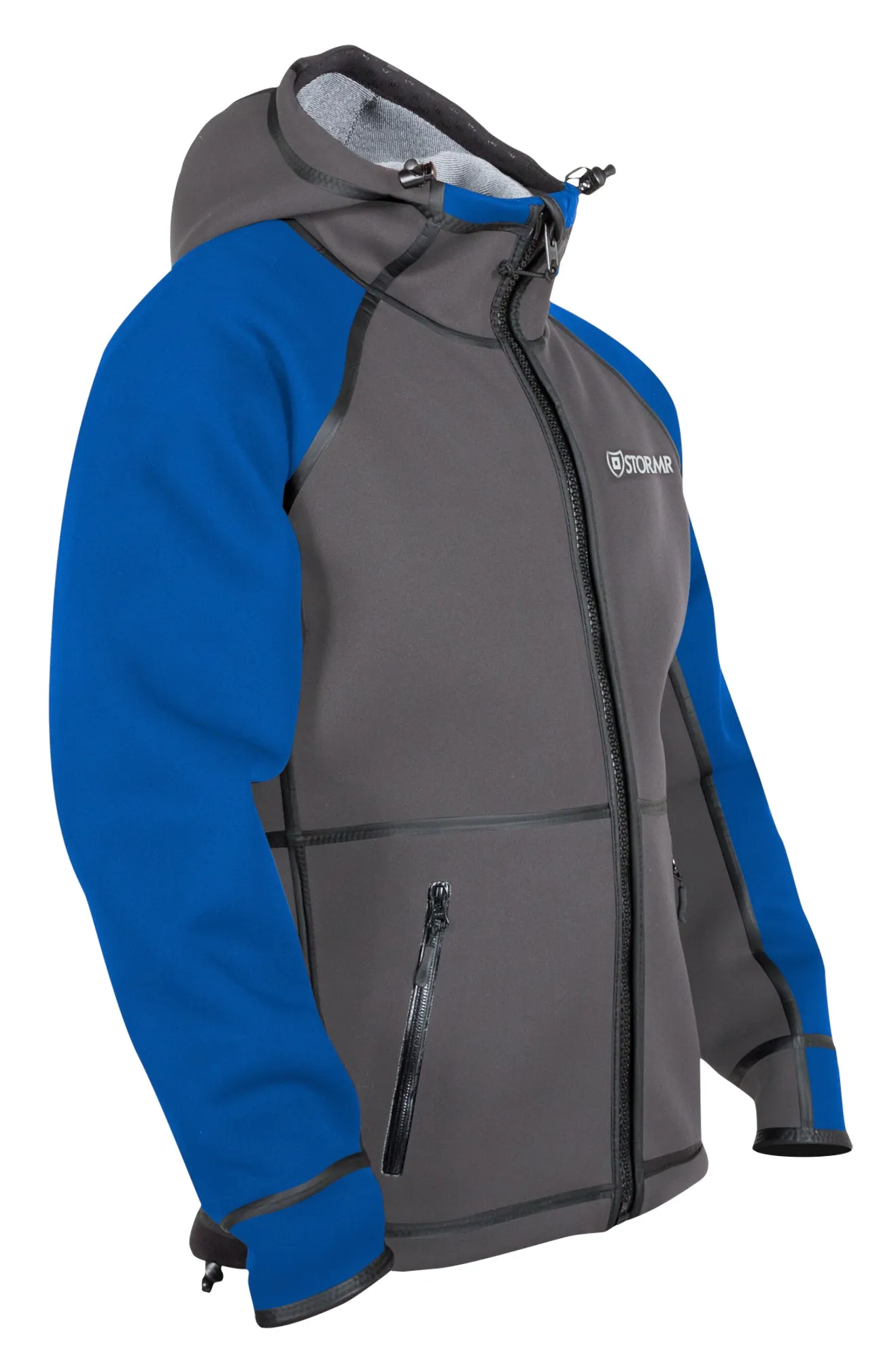 Stormr Mens Blue/Smoke Neoprene Core Typhoon Jacket