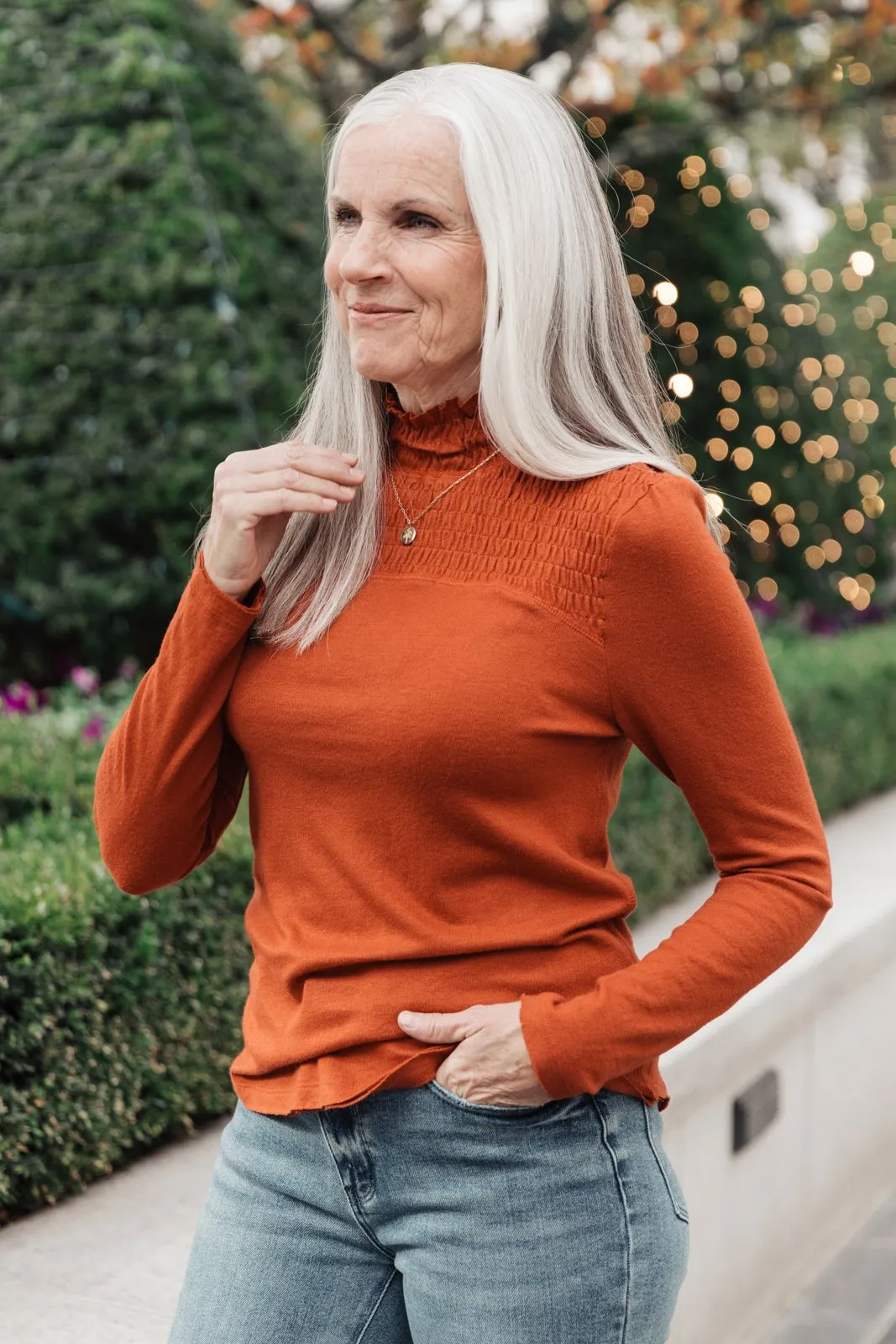 Stylin Girl Turtleneck in Red