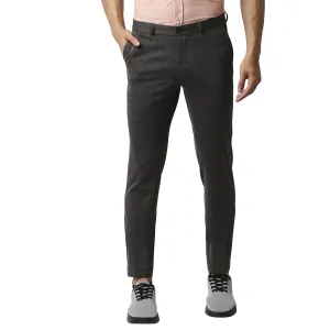 Tapered Fit Stretch Knit Trousers