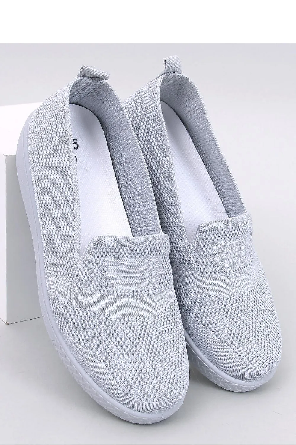 TEEK - Grey Slip-On Fabric Loafers