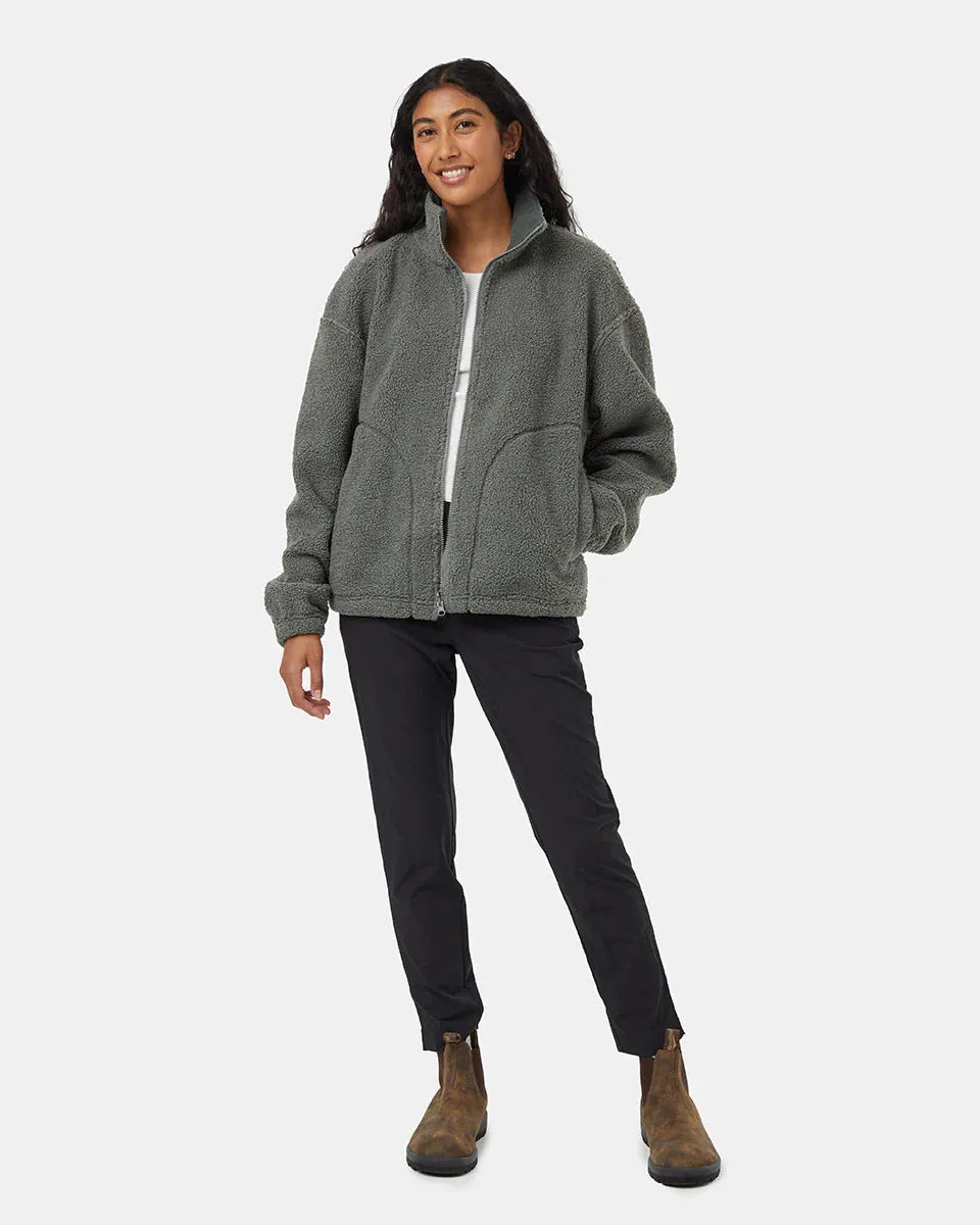 Tentree Fleece - Women's Recycled Boucle Reversible Full Zip