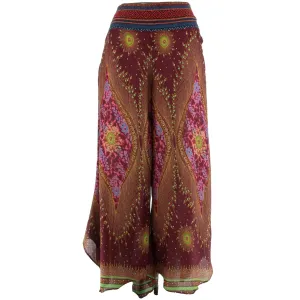 Thai Trim Trousers - Red