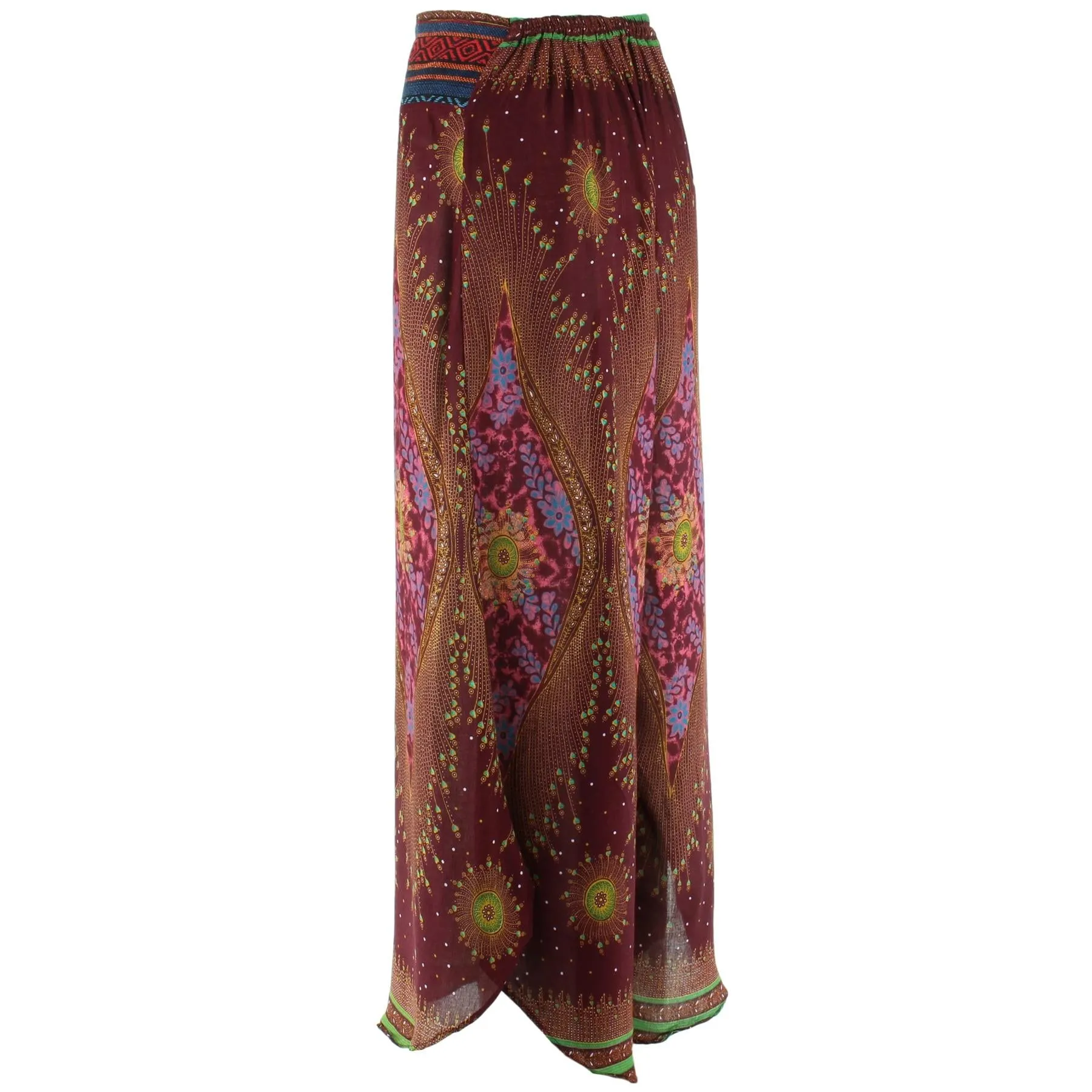 Thai Trim Trousers - Red