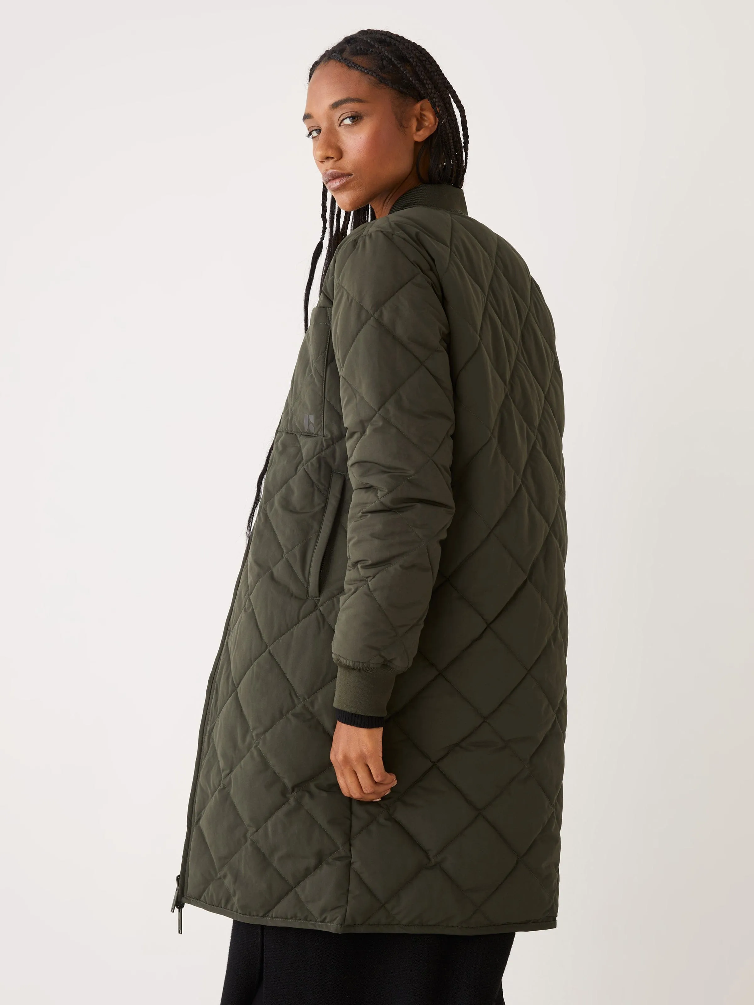 The Skyline Reversible Maxi Bomber in Rosin